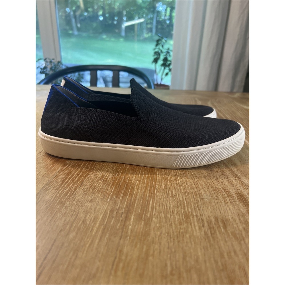Rothy's Shoes Womens Size 8.5 The Original Black Solid Slip‎ On Casual Sneaker